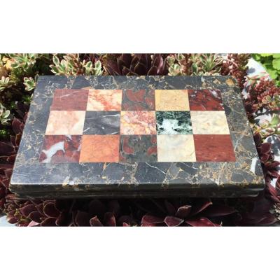 Marble Marquetry Paperweight