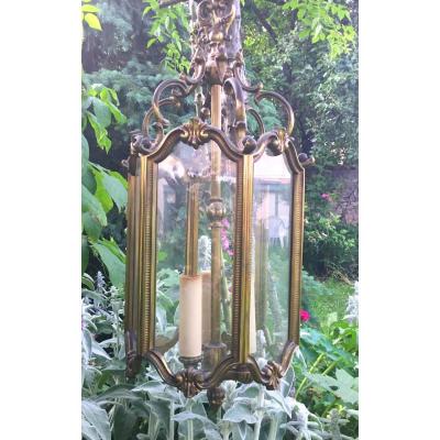 Lanterne De Style Louis XV En Bronze Doré