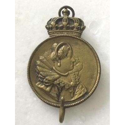 Miniature Door In The Effigy Of Marie De Medici