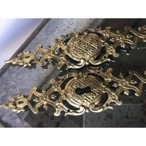 A Pair Of Large Furnishing Bronzes