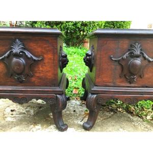 Pair Of Dlg Japanese Planters By Gabriel Viardot