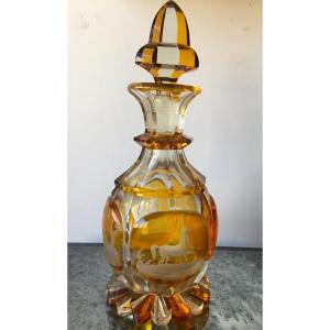 Carafe In Cut And Engraved Crystal, Baccarat