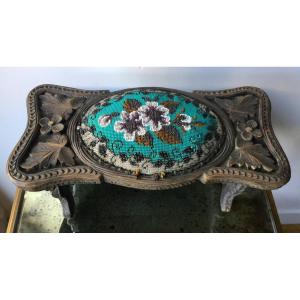 Beaded Seamstress Pin Holder, Circa 1900