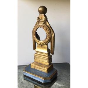 Watch Holder In Carved Golden Carved Wood From The Louis XVI Period, XVIIIth