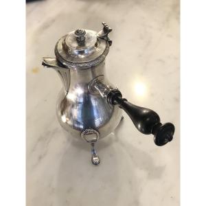 Small Tripod Jug Known As “egoist” In Solid Silver (1795-1797)