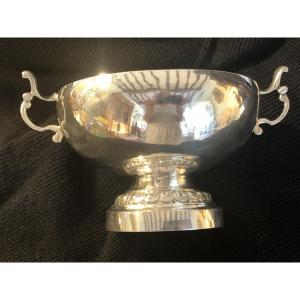 Solid Silver Wedding Cup: Beaune 18th Century 