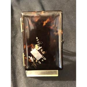 Tortoiseshell And Ivory Dance Card, 19th Century