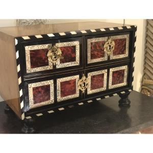 Small Cabinet From The Louis XIV Period, Late 17th Century 