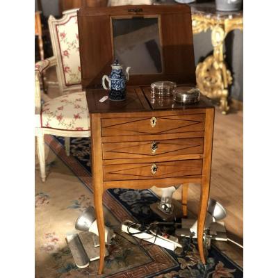 Table Chiffonnière Formant Poudreuse Et Petite Table à écrire époque Louis XV