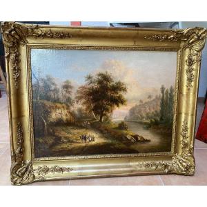 Beautiful Landscape From The Romantic Period