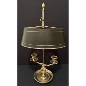 Hot Water Bottle Lamp With Dolphins 19th Century Empire Style