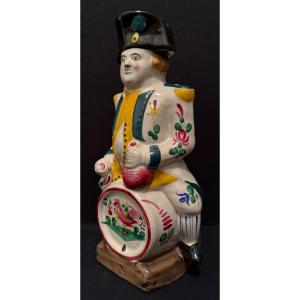 Jacquot Pot Pitcher In Saint Clément Earthenware, 19th Century