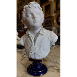 Sèvres Porcelain Bust Of Joseph Viala 1894