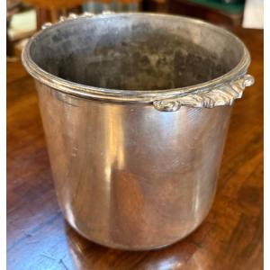 Late 18th Century Metal-plated Wine Bucket Cooler
