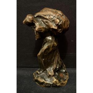 Bronze, Return From The Fields Or Return Of The Grass, By Aimé-jules Dalou Susse, 19th Century Founders