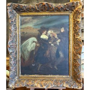 Ferdinand Bac Burlesque Painting Woman Being Harassed Near Toledo 1909