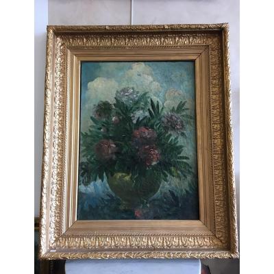 Painting Bouquet Of Peonies