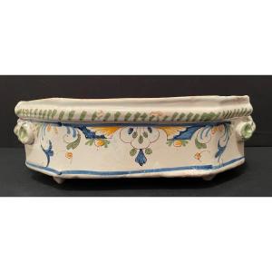 Bench In Earthenware From La Rochelle Eighteenth Century
