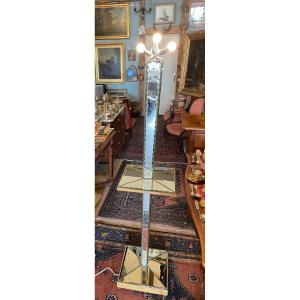 Venice Murano Mirror Floor Lamp 1950