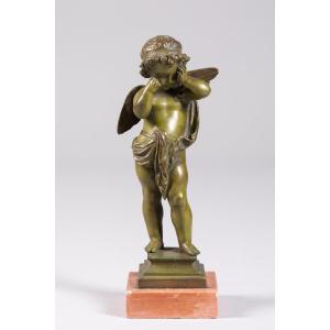 Felix Sanzel (1829-1883) Bronze Sculpture 