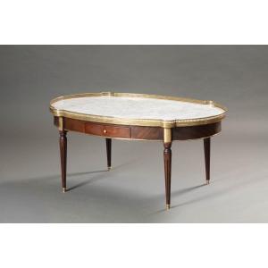 Louis XVI Style Bouillotte Coffee Table With Wings