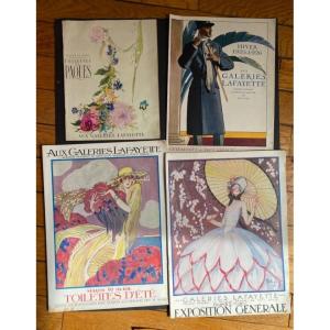 Fashion. Set Of (50) Parisian Fashion And Department Store Catalogs. 1900-1930.
