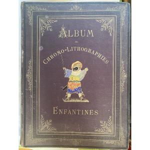 Album Of 250 Chromolithographs. Late 19th Century. Early 20th Century.