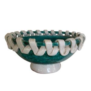Saint Radegonde. Gustave Asch. Glazed Ceramic Bowl. 1960s.