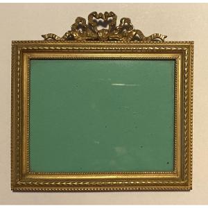 Gilt Bronze Hanging Frame. France, 19th Century. Louis XVI Style.