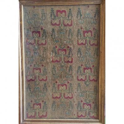 Embroidered Fabric. Middle East. XIXth.