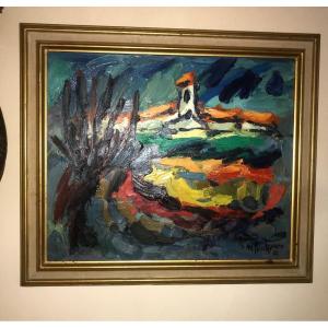 Huile Sur Toile De Michel Pourteyron