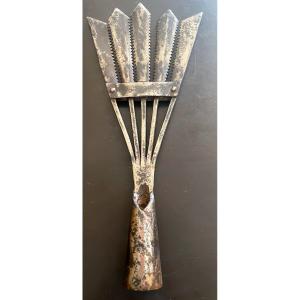 Foëne à Eel In Wrought Iron 19th