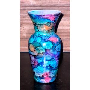 Jean Noël Bouillet, Glass Vase, Signed Mistigri Chapoutier!!!