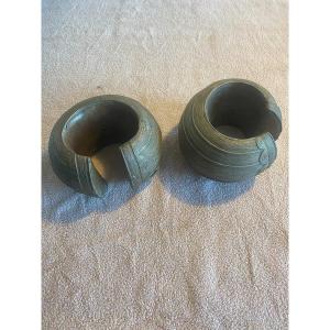 A Pair Of Ceremonial Bracelets, Which Can Be Used As Baoulé Currency Ivory Coast 