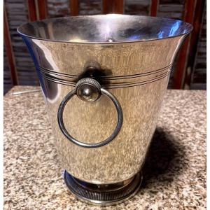 Silver Metal Champagne Bucket
