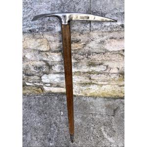 Antique Mountaineering Ice Axe "claudius Simond Chamonix Mont Blanc"