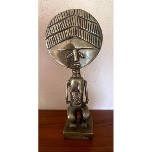 Ashanti Bronze Fertility Doll
