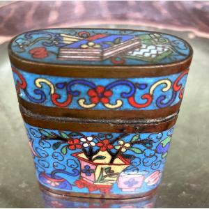 Cloisonné Opium Box