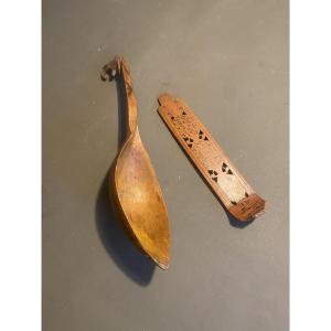 Two Spoons Originating From Iran, Dating From The 19th Century (1850-1880)