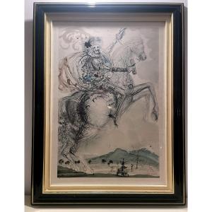 Salvador Dali Lithograph "the Count Duke Of Orléans"