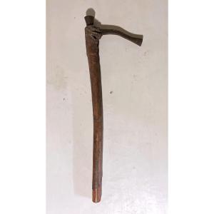 Wrought Iron And Leather Craft Hammer