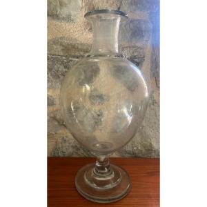 Large 19th-century Apothecary Bottle Glass 