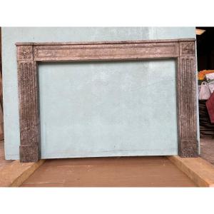 Louis XVI Marble Fireplace