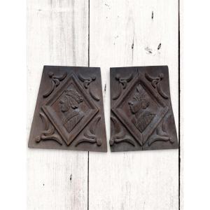 Pair Of Renaissance Panels 
