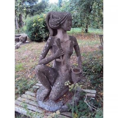 Cement Garden Statue