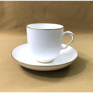 Sevres - Porcelain Chocolate / Breakfast Cup Signed And Dated 1887