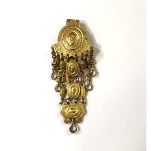 Antique Chatelaine Key In Pomponne Style, 18th Century