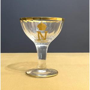 Crystal Champagne Glass From The Service Of Emperor Napoleon III