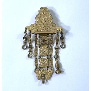 Antique Chatelaine Key Louis XVI Style In 18th Century Pomponne
