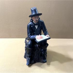 Bernhard Bloch - Antique Polychrome Terracotta Tobacco Jar Depicting Caran d'Ache, Signed Bb